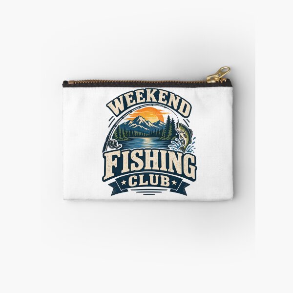 Item preview, Weekend Fishing Club Vintage Fishing Lake Outdoor Adventure T-Shirt designed and sold by youcefben48.