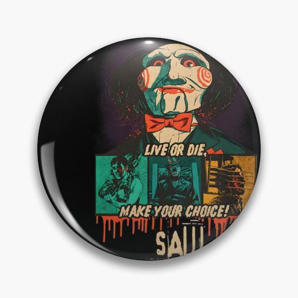 Item preview, Billy Puppet Saw Horror Movie "Live or Die"  designed and sold by ZEtexaxe.