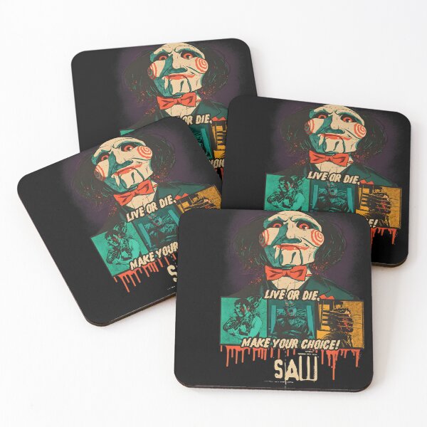 Item preview, Billy Puppet Saw Horror Movie "Live or Die"  designed and sold by ZEtexaxe.