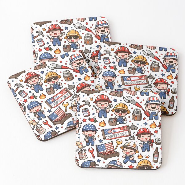 Item preview, Chibi Labor Day Pattern 6.0 designed and sold by StickyGuys.
