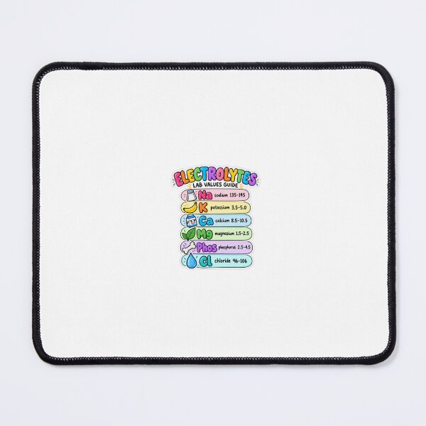 Item preview, Electrolytes Drawn Study Aid Nursing Student Sticker designed and sold by isokinetic.