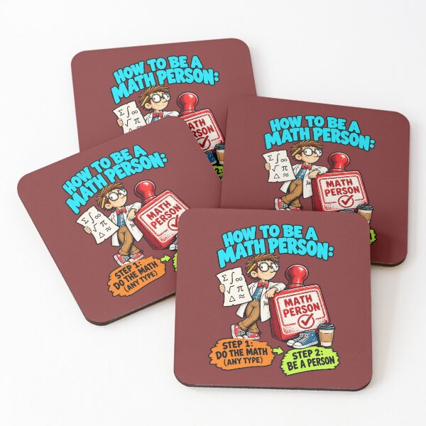 Item preview, How to Be a Math Person, Mathematics Humor. designed and sold by Endless7Art.
