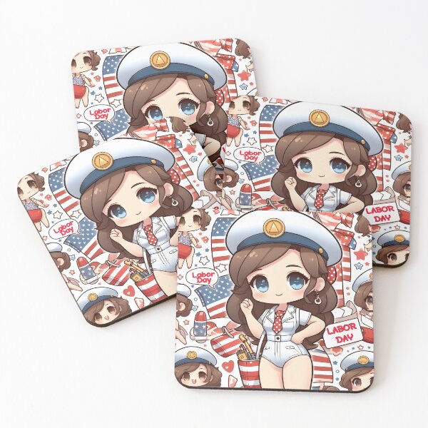 Item preview, Chibi Labor Day Pattern 11.0 designed and sold by StickyGuys.