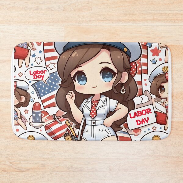 Item preview, Chibi Labor Day Pattern 11.0 designed and sold by StickyGuys.