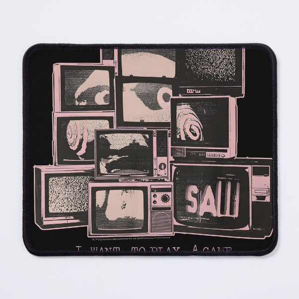 Item preview, Saw I Want to Play a Game Retro TV Horror designed and sold by ZEtexaxe.