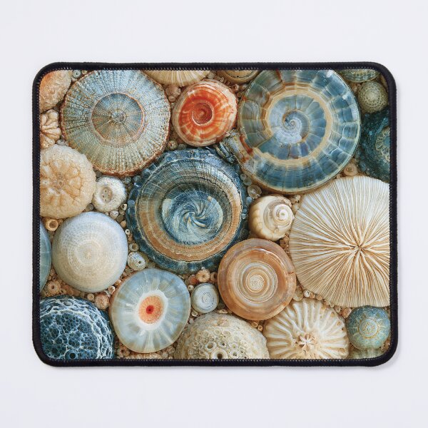 Item preview, Organic Worlds: Fossil Reef — Natural Shell & Coral Macro designed and sold by Atlas-of-Worlds.