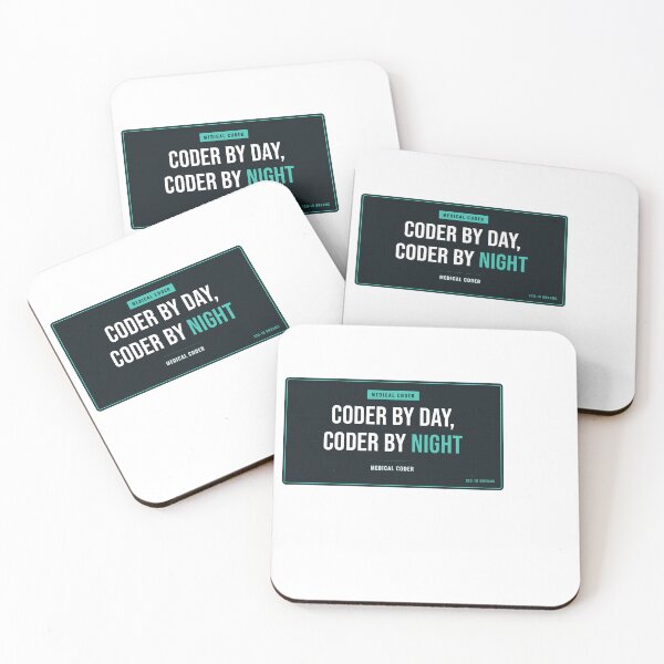 Item preview, Coder By Day, Coder By Night Medical Coder designed and sold by SlowMadeShelf.