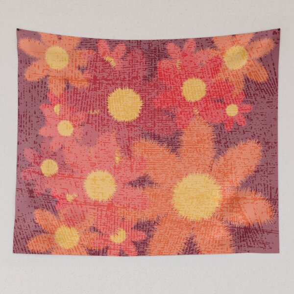 Item preview, Retro Daisy Bloom - 70s Floral Pattern designed and sold by photossmirnov.