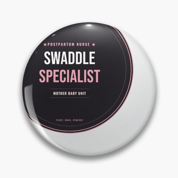 Item preview, Swaddle Specialist Postpartum Nurse Seal designed and sold by SlowMadeShelf.