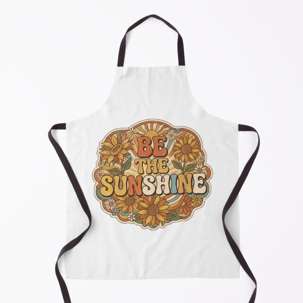 Item preview, Be The Sunshine Retro Groovy Sun Flower designed and sold by CreativeNest Prints.
