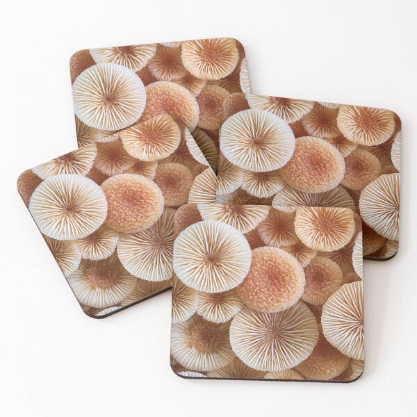 Item preview, Organic Worlds: Mushroom Petals — Abstract Fungal Macro designed and sold by Atlas-of-Worlds.