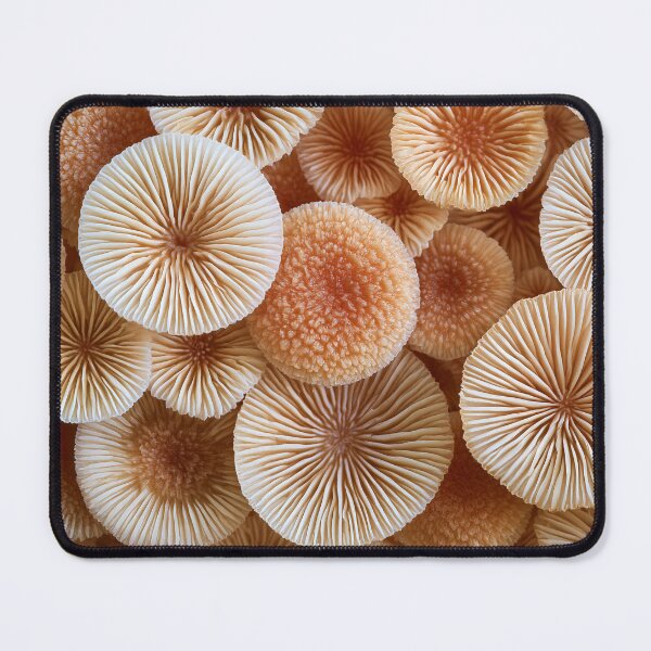 Item preview, Organic Worlds: Mushroom Petals — Abstract Fungal Macro designed and sold by Atlas-of-Worlds.