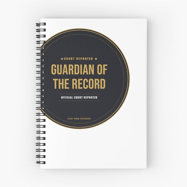 Item preview, Guardian Of The Record Court Reporter Seal designed and sold by SlowMadeShelf.