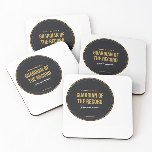 Item preview, Guardian Of The Record Court Reporter Seal designed and sold by SlowMadeShelf.