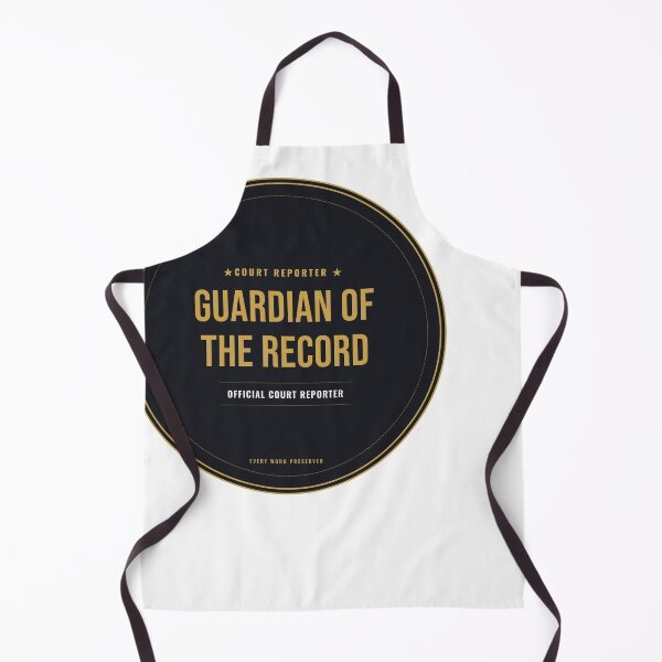 Item preview, Guardian Of The Record Court Reporter Seal designed and sold by SlowMadeShelf.