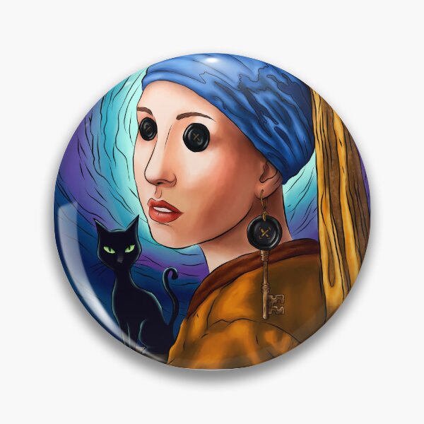 Item preview, Girl with a Pearl Earring – Coraline Inspired designed and sold by tahnaart.