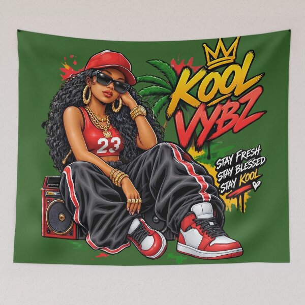 Item preview, Kool Vybz Stay Fresh Urban Streetwear Style Graphic Art   designed and sold by digitalbob60.