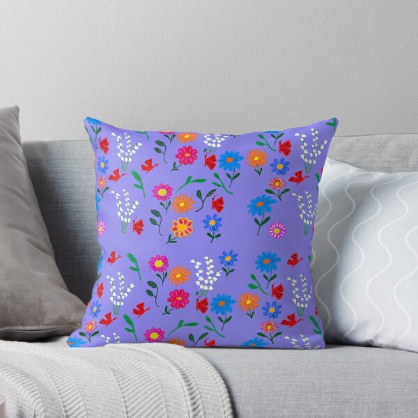 Item preview, Colorful Floral Pattern with Butterflies designed and sold by Elaine M Hayward .