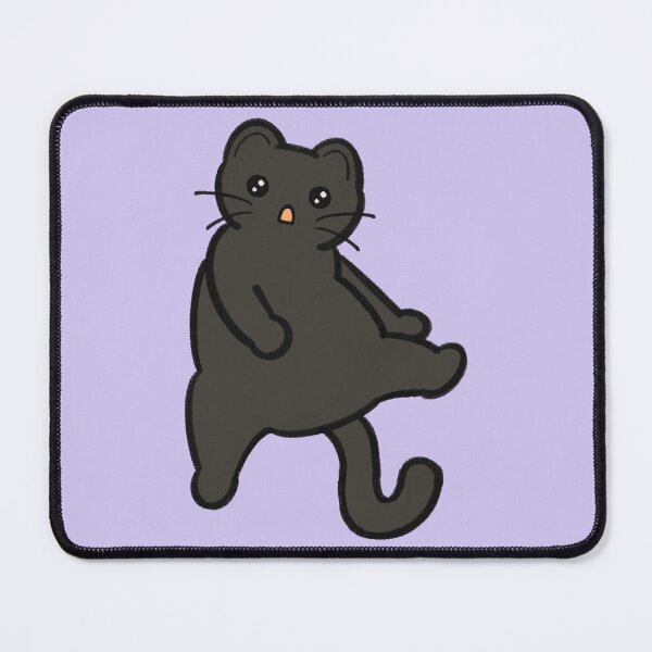 Item preview, Black Cat Showing Belly designed and sold by ClarissaDoodles.