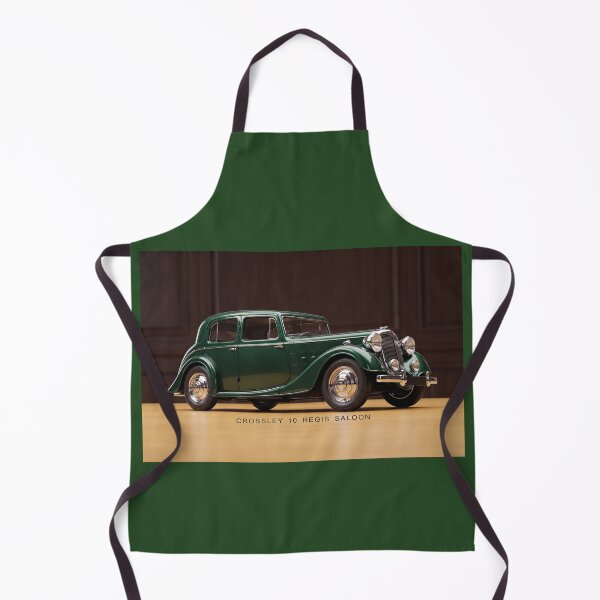 Item preview, 1930s Vintage Green Crossley 10 Regis Saloon Classic Car designed and sold by ArtworkNorth.