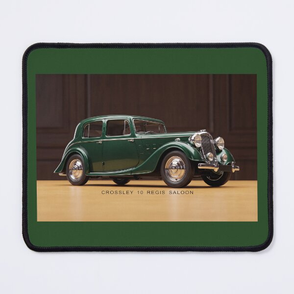 Item preview, 1930s Vintage Green Crossley 10 Regis Saloon Classic Car designed and sold by ArtworkNorth.