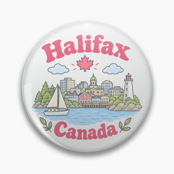Item preview, Halifax Canada Cute Pink Kawaii City designed and sold by HowToCanadian.