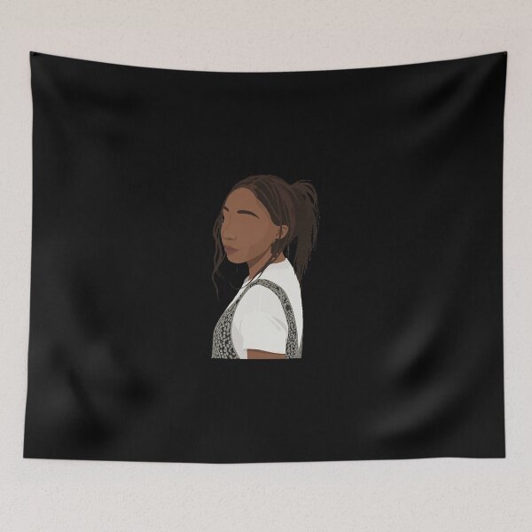 Item preview, Ayo Edebiri Lineless Illustration designed and sold by dsxclothing.