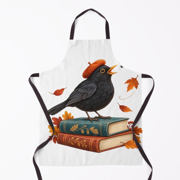 Item preview, Autumn Song – Blackbird on Books designed and sold by SAS-Designer.