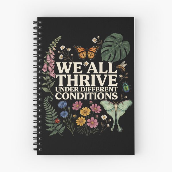 Item preview, We All Thrive Under Different Conditions Autism Awareness Botanical designed and sold by Redgiant87x.