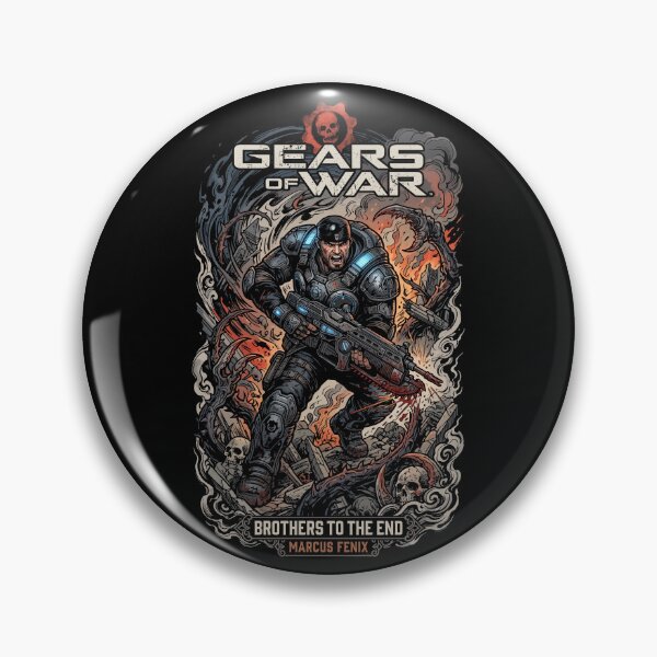 Item preview, Gears Of War Marcus Fenix Lancer Brothers To The End designed and sold by RatherCreative.