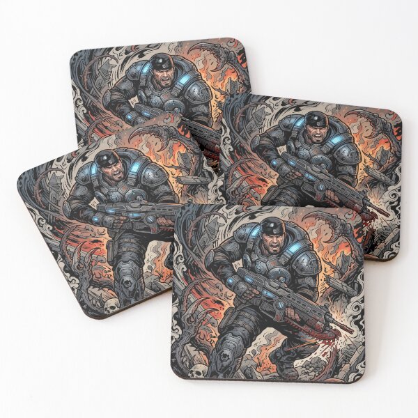 Item preview, Gears Of War Marcus Fenix Lancer Brothers To The End designed and sold by RatherCreative.
