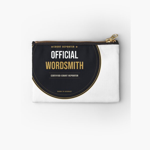 Item preview, Official Wordsmith Court Reporter Seal designed and sold by SlowMadeShelf.