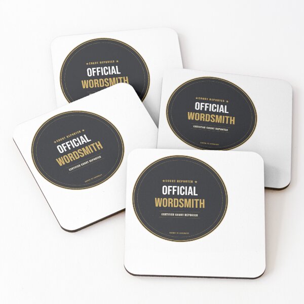 Item preview, Official Wordsmith Court Reporter Seal designed and sold by SlowMadeShelf.
