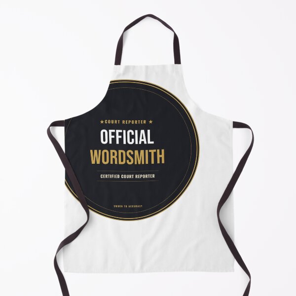 Item preview, Official Wordsmith Court Reporter Seal designed and sold by SlowMadeShelf.