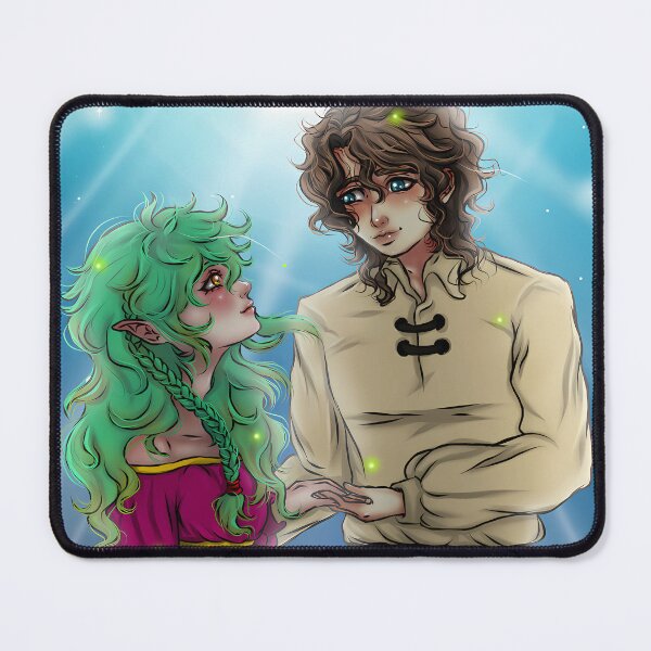 Item preview, Magical Encounter Under the Stars - Fantasy Romance Elf & Companion designed and sold by Bereeliart.