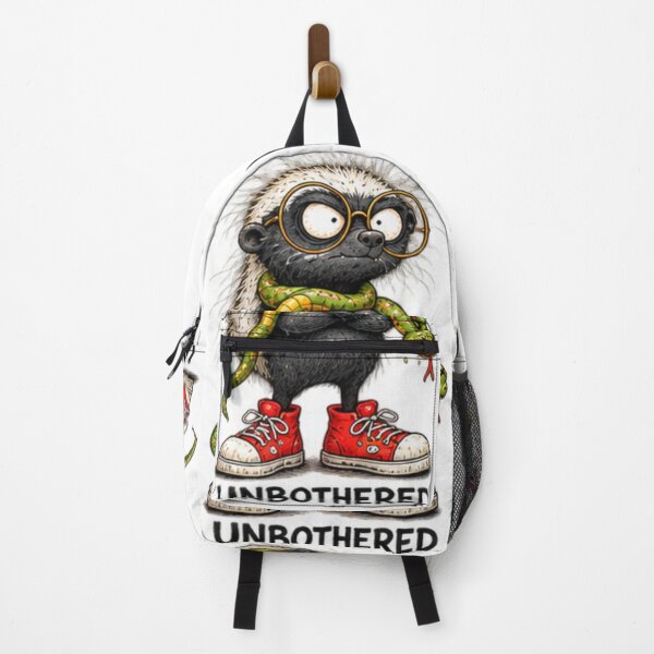 Item preview, Nerdy Honey Badger With Sneakers And Snake designed and sold by paintingnou.