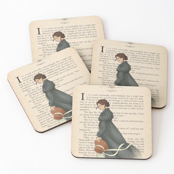 Item preview, Pride and Prejudice by Jane Austen designed and sold by booksnbobs.