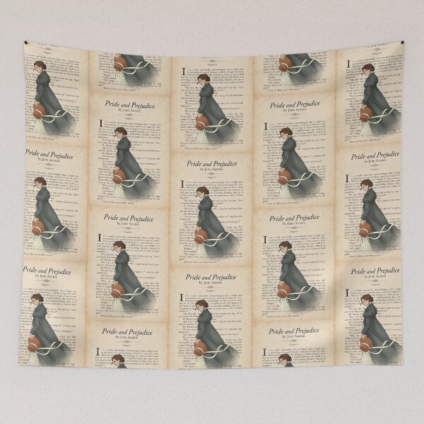 Item preview, Pride and Prejudice by Jane Austen designed and sold by booksnbobs.