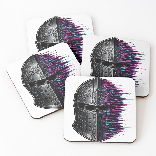 Item preview, Future Medieval Glitch Gothic Knight Skull Helm designed and sold by StickyGuys.