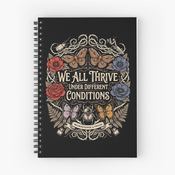 Item preview, We All Thrive Under Different Conditions Neurodiversity Botanical designed and sold by Redgiant87x.