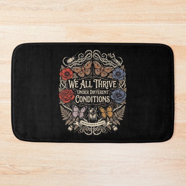 Item preview, We All Thrive Under Different Conditions Neurodiversity Botanical designed and sold by Redgiant87x.