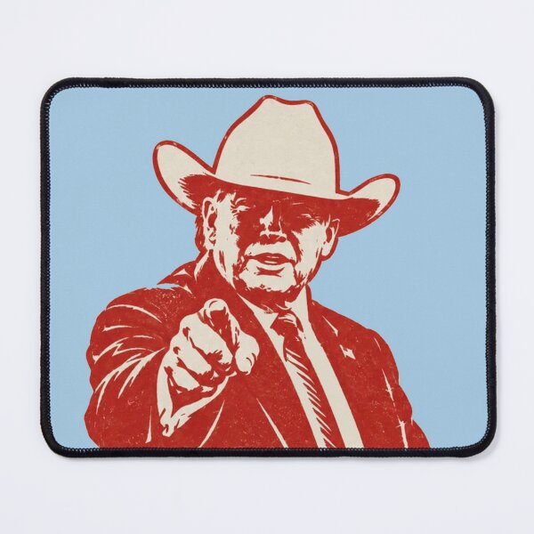 Item preview, Cowboy Texas Trump | Maga Trump pointing patriotic, funny aesthetic designed and sold by CoolHistoryMan.