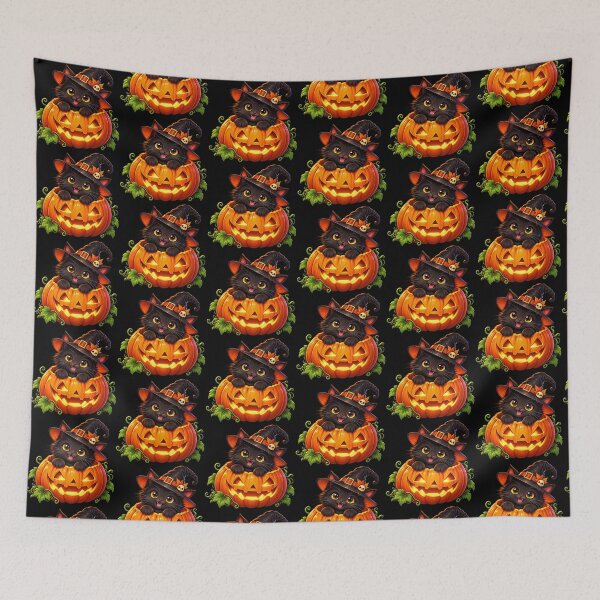 Item preview, Pumpkin Cat designed and sold by Vsajanas.