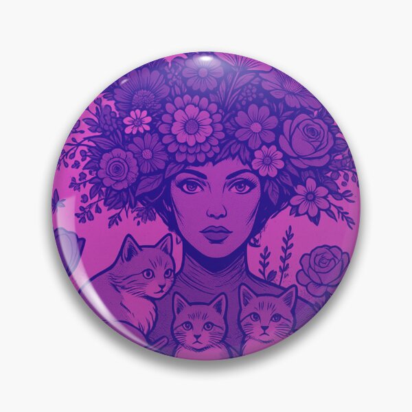 Item preview, Electric Magenta Surrealism: Pop Art Portrait designed and sold by Knock on my door.