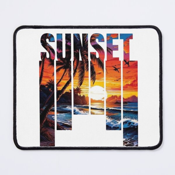 Item preview, Sunset Summer Paradise – Tropical Beach Vibes designed and sold by aloksahu123.