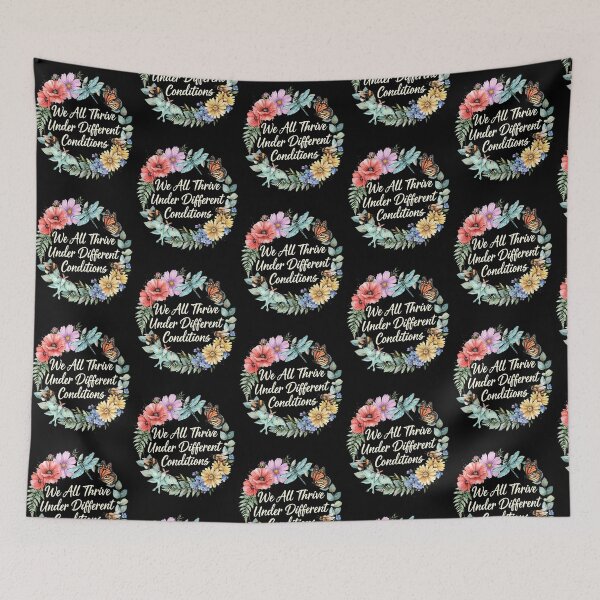 Item preview, We All Thrive Under Different Conditions Autism Awareness designed and sold by Redgiant87x.