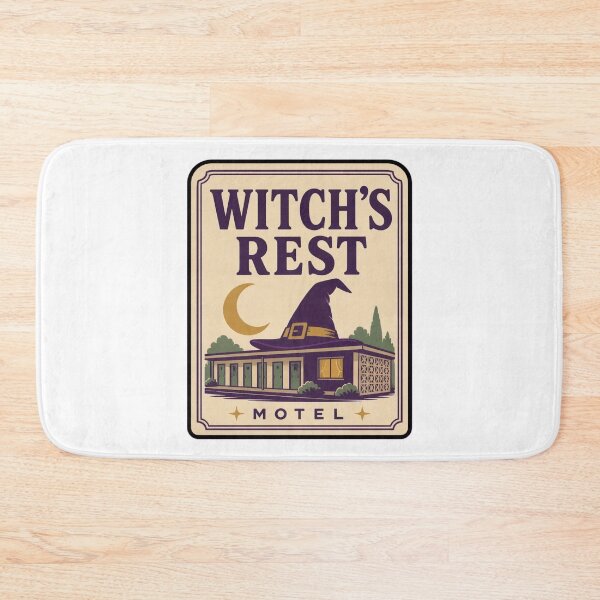 Item preview, Witch's Rest Motel Vintage Matchbook | Retro Witchy Matchbook Art Halloween designed and sold by StickyGuys.