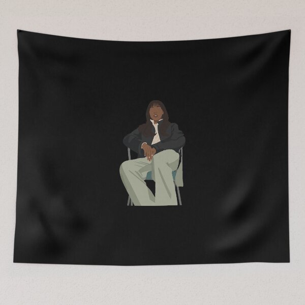 Item preview, Ayo Edebiri Lineless Illustration designed and sold by dsxclothing.