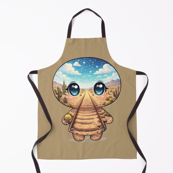 Item preview, Desert Railway Chibi Surreal Kawaii Character designed and sold by Ecosetereos.