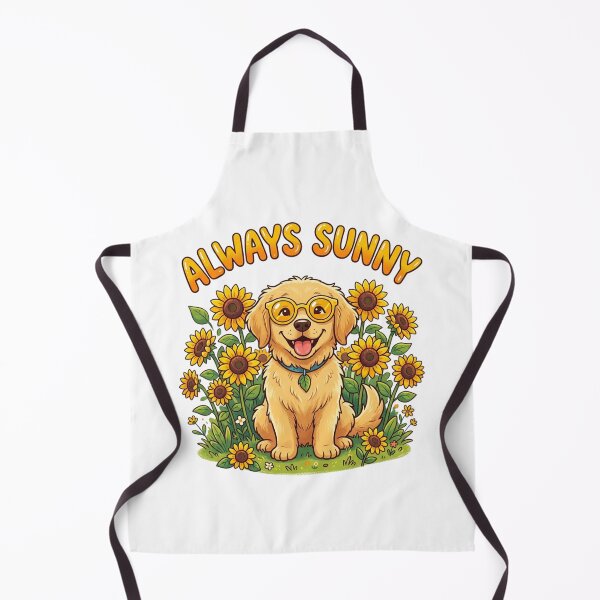 Item preview, Always Sunny Golden Retriever Sunflower Field Puppy designed and sold by Sanan Israyilli.